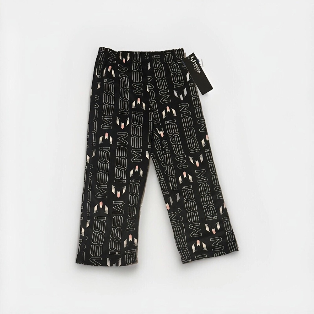 Messi Colection Black White Pink Girls Pajama Pants Sz XS 4/5 Years NWT